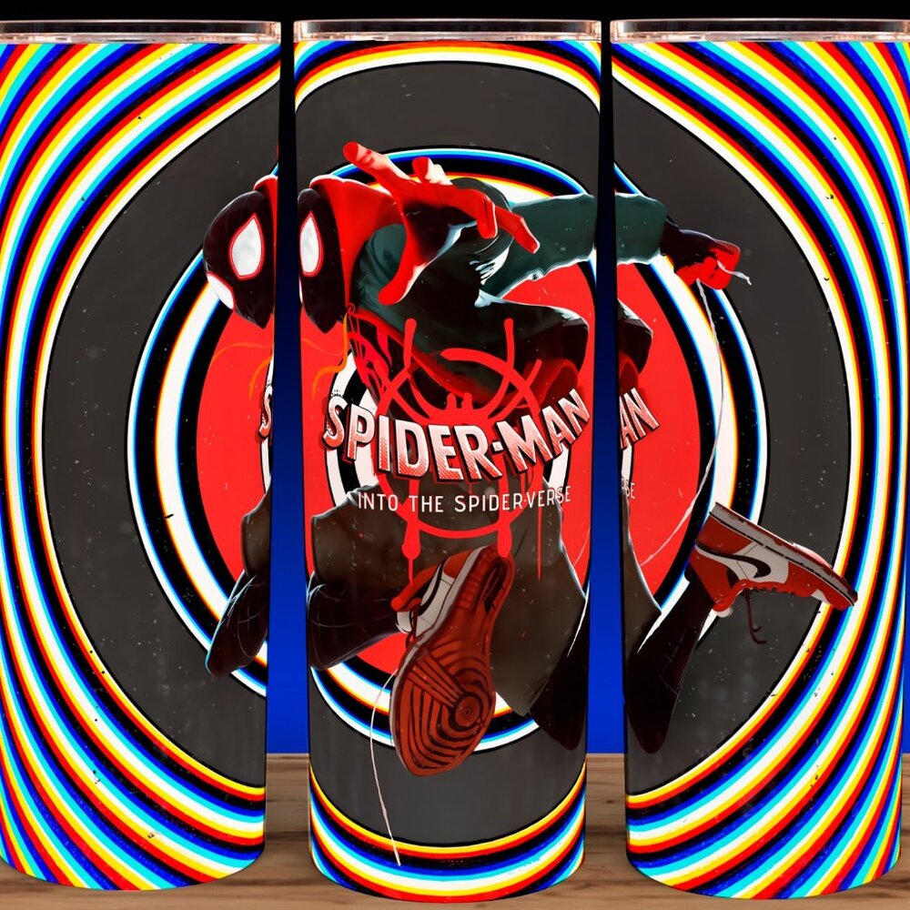 Spiderman Into the Spiderverse Cup Mug Tumbler  20oz